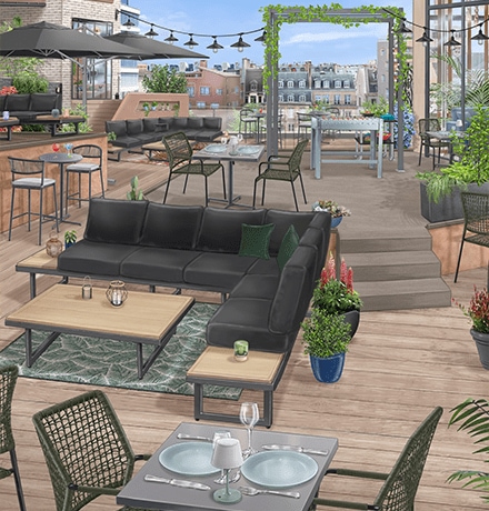 Illustration Guide #terrasse 2025 METRO – Tendance Urban vibes