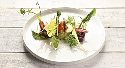 Recette de chef - Anchoïade de légumes croquants