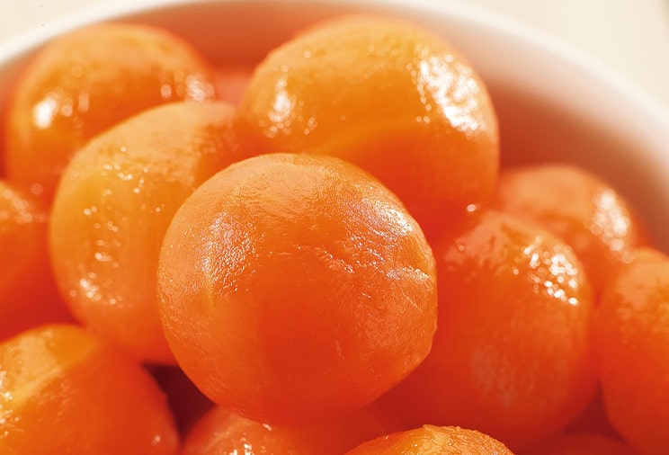 Billes de melon surgelées