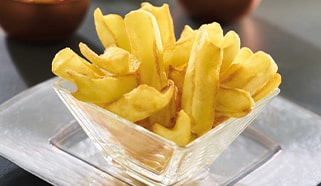 Frites prédécoupées