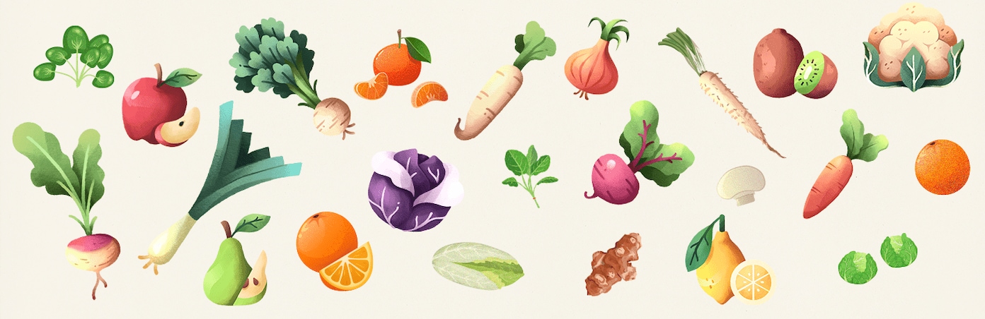 Les fruits et légumes du mois de février