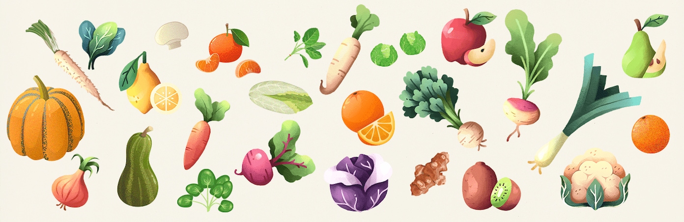 Les fruits et légumes du mois de janvier