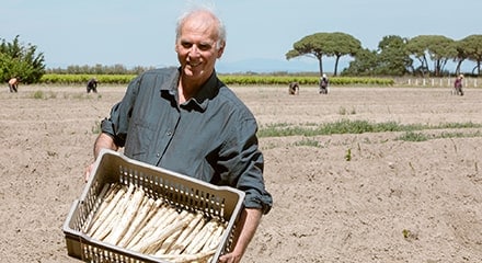 Un producteur local - Serge Amouroux et ses asperges des sables