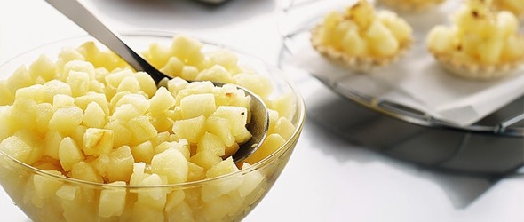 Les fruits en morceaux