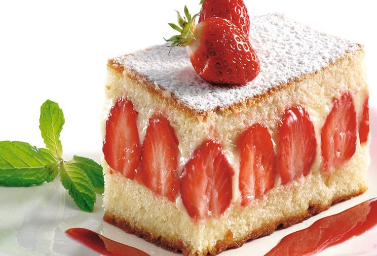 Les fraises surgelées