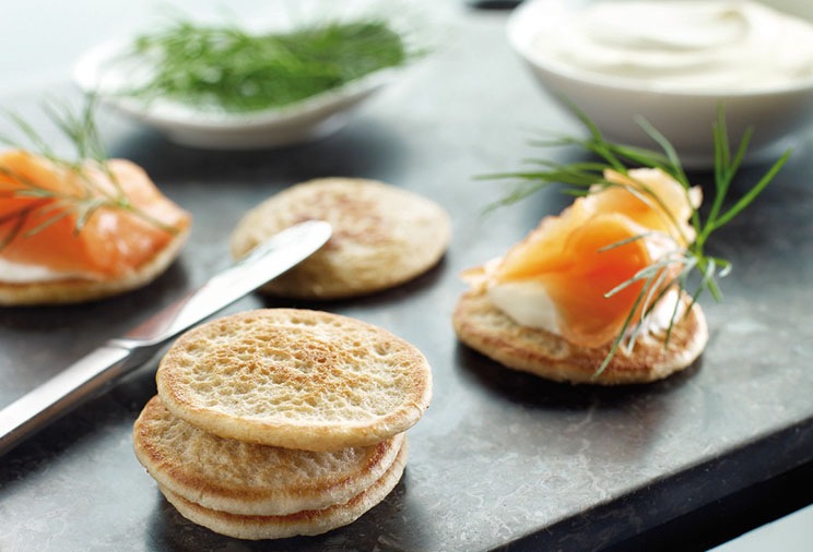 J'accède aux pains et blinis