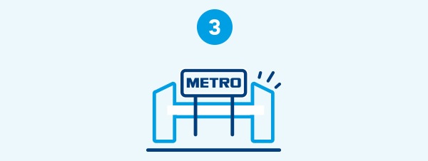 Le service Clic & Retrait METRO - 3 - Je récupère en entrepôt