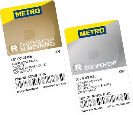 Les cartes METRO REFLEXE