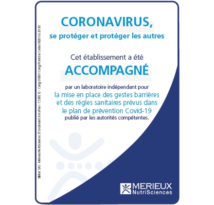 Mérieux NutriSciences et le coronavirus