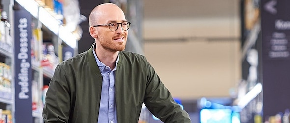 Client dans une halle METRO