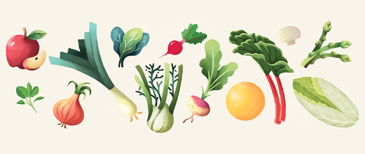 Les fruits et légumes du mois d'avril