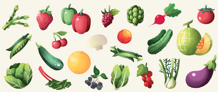 Les fruits et légumes du mois de juin