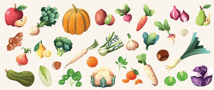 Les fruits et légumes du mois de novembre