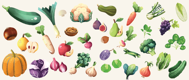 Les fruits et légumes du mois d'octobre