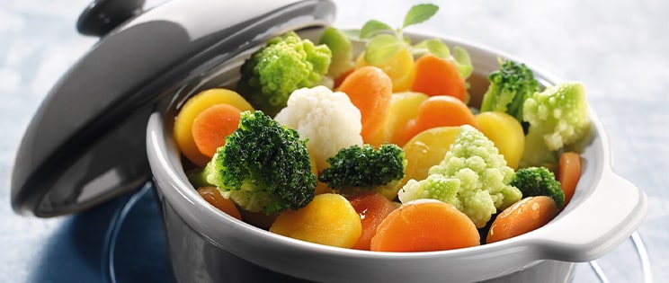 Les légumes et les fruits surgelés