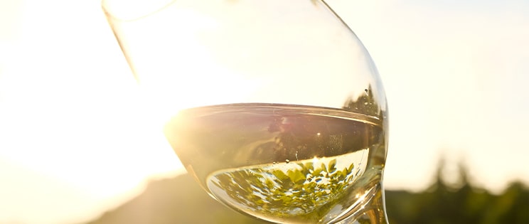Verre de vin blanc