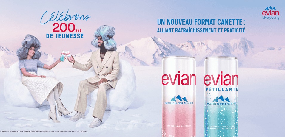 Bannière retail Evian
