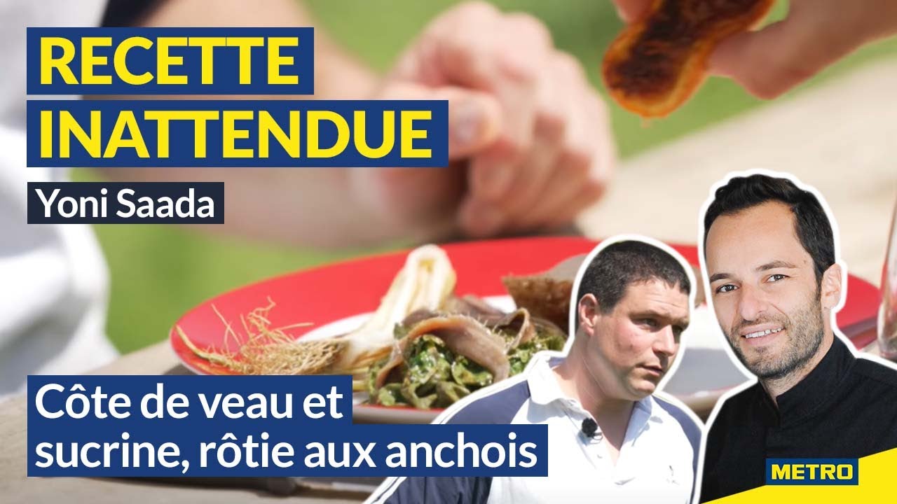Vidéo Youtube - METRO - Recette inattendue - Yoni Saada - Côte de veau et sucrine, rôtie aux anchois