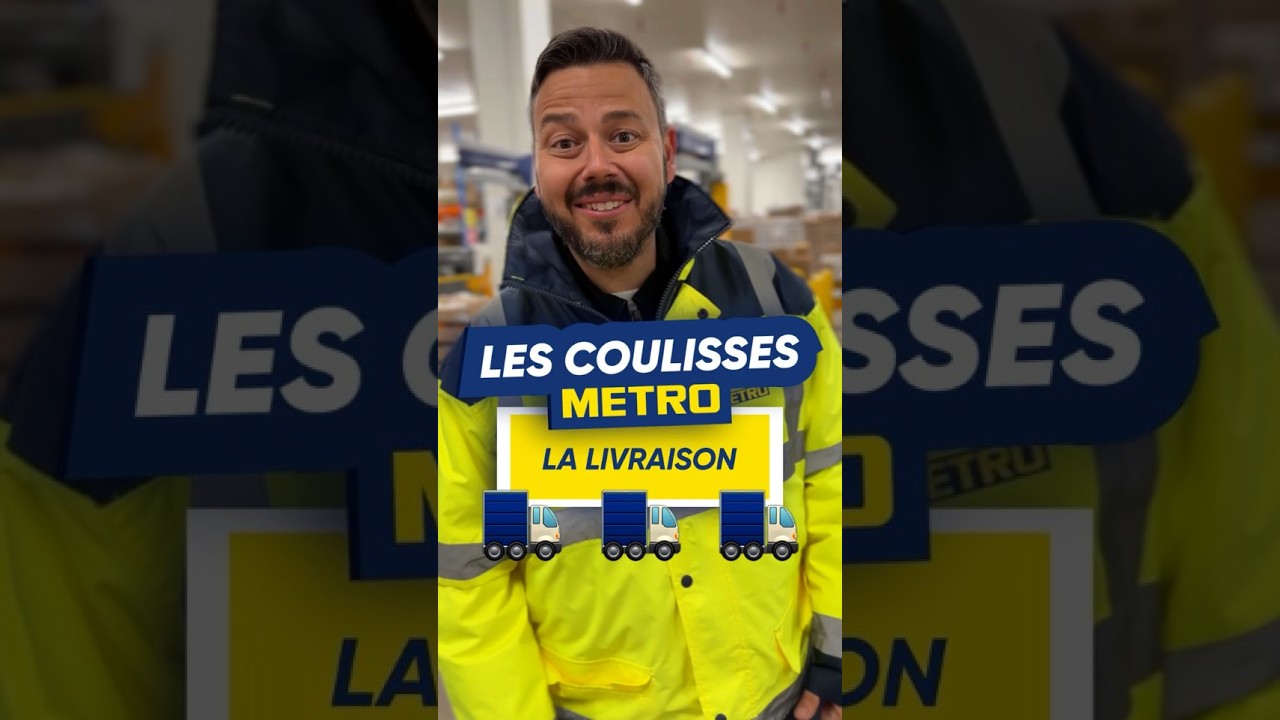 Vidéo Youtube - METRO - Comment METRO prépare et livre ta commande en moins de 24h ?