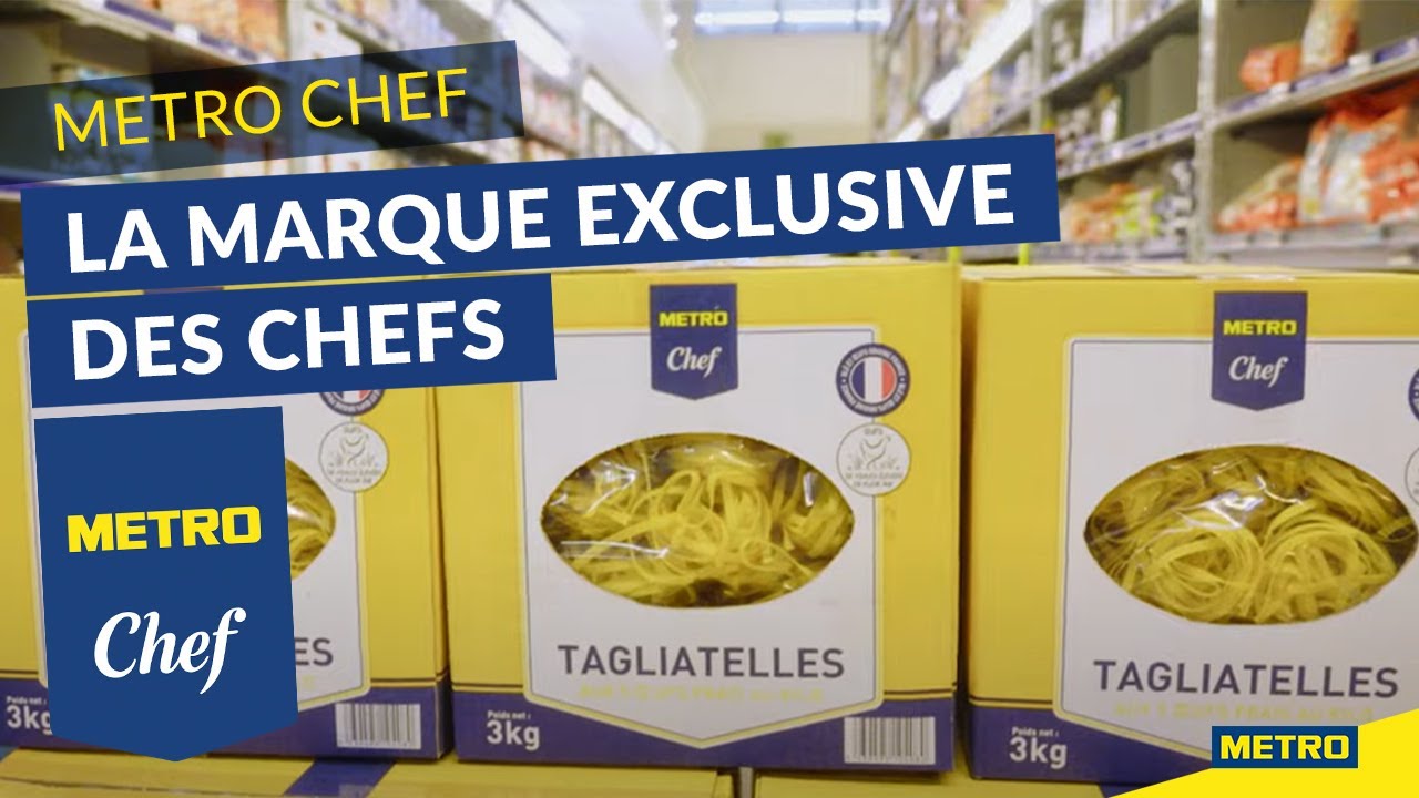 Vidéo Youtube - METRO - METRO Chef la marque exclusive des chefs