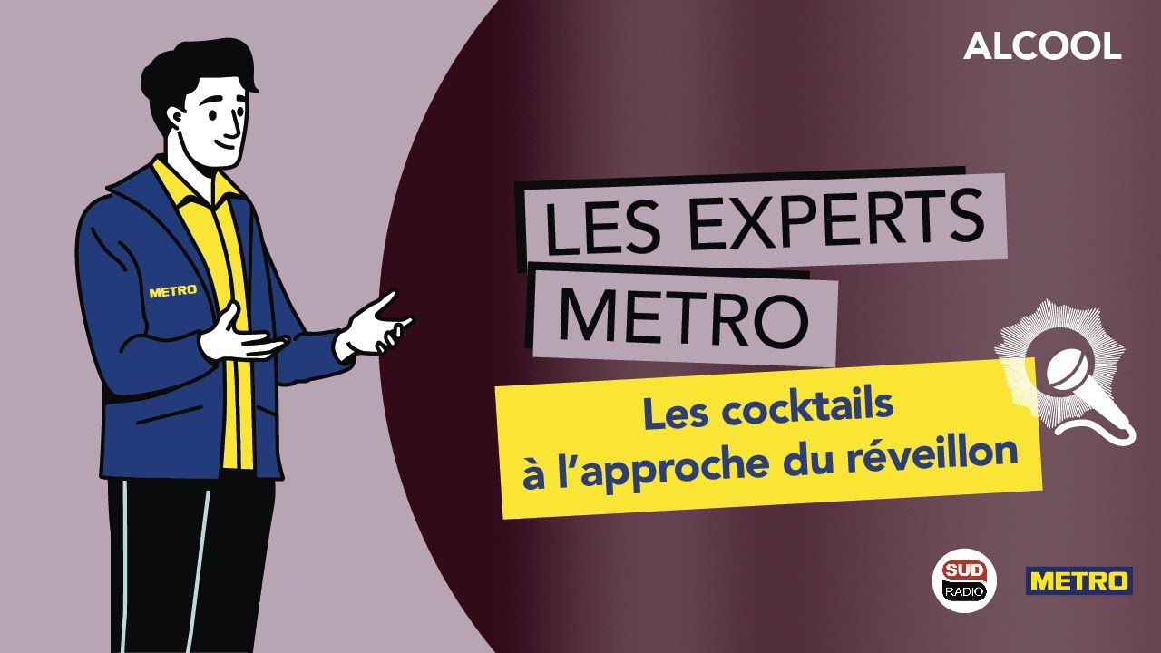 Vidéo Youtube - METRO - Les experts METRO : Cocktails de fêtes