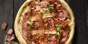 Saucisses oignons crème au Riesling par Yann Dayer