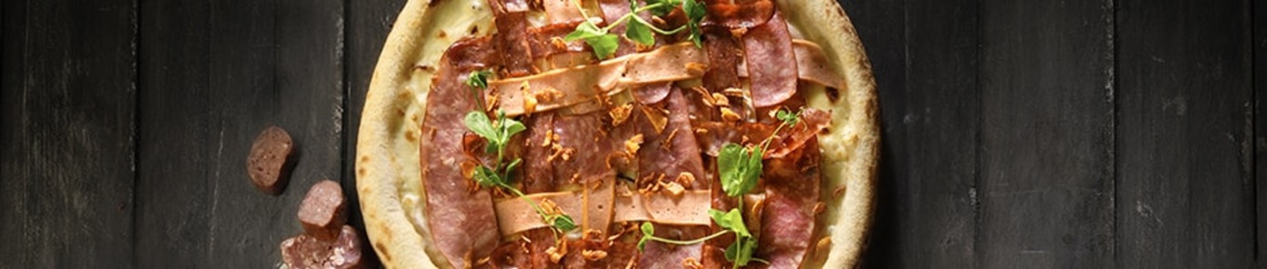 Saucisses oignons crème au Riesling par Yann Dayer