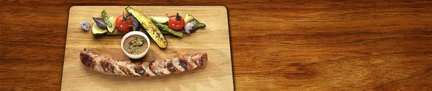Saucisse de Toulouse sauce Chimichuri