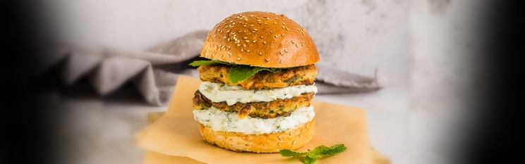 Bhaji burger