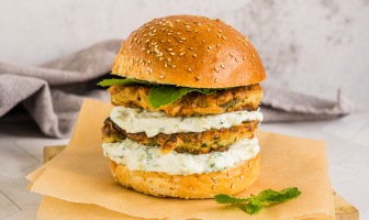 Bhaji burger