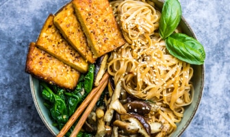 Tahini noodles