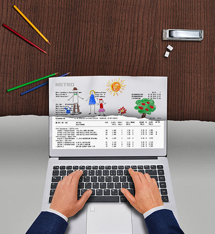 Search electronic invoices