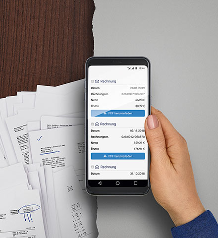 Store METRO invoices online