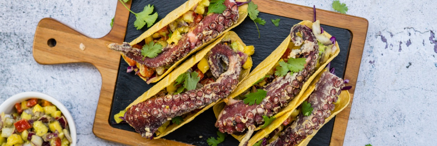 Tacosi s hobotnicom