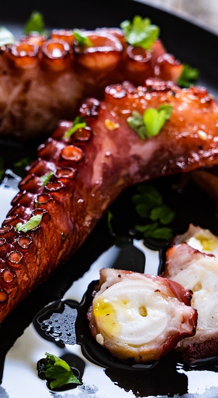 Tenger gyümölcsei a grillen