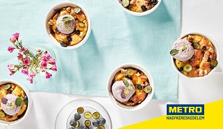 Kalácspuding áfonya hab