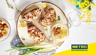 Nyúl rilette, savanyított retek