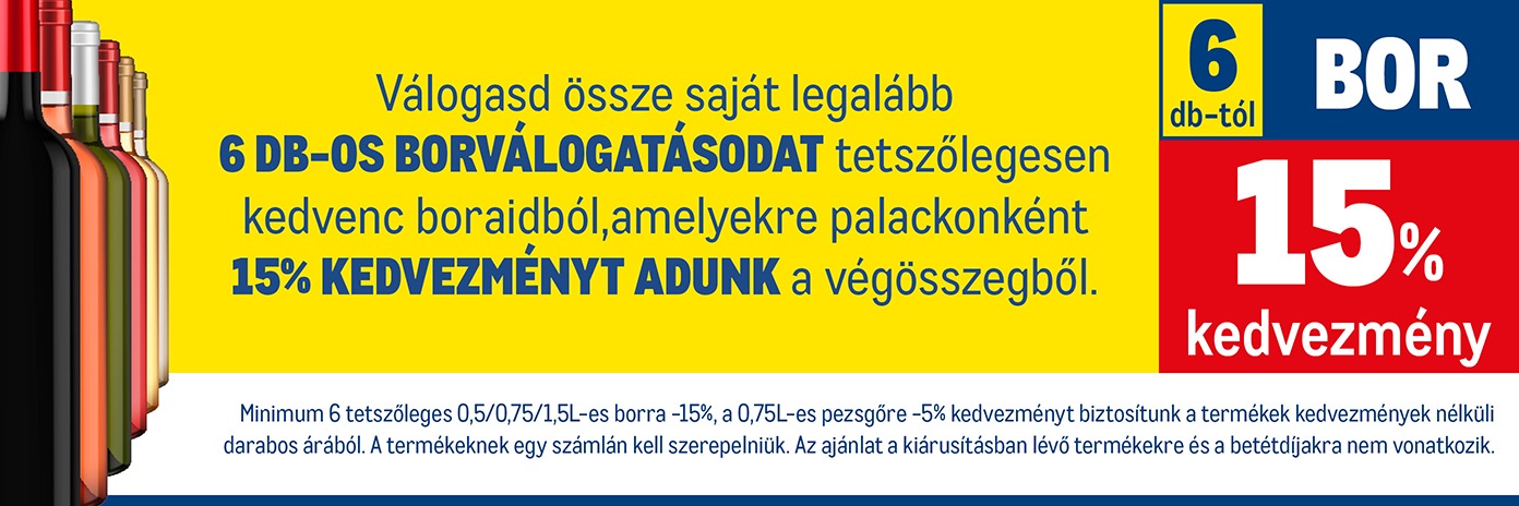 Töltsd fel borkészleteid!