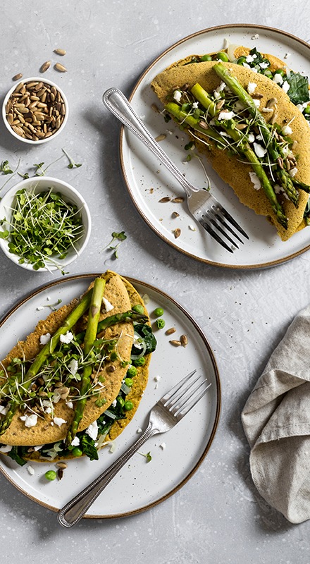 Szállodai vegán reggeli