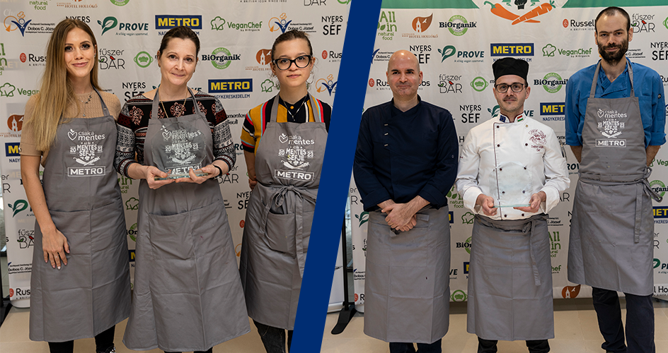 Új bajnokai vannak az Év Mentes Séfje versenynek!