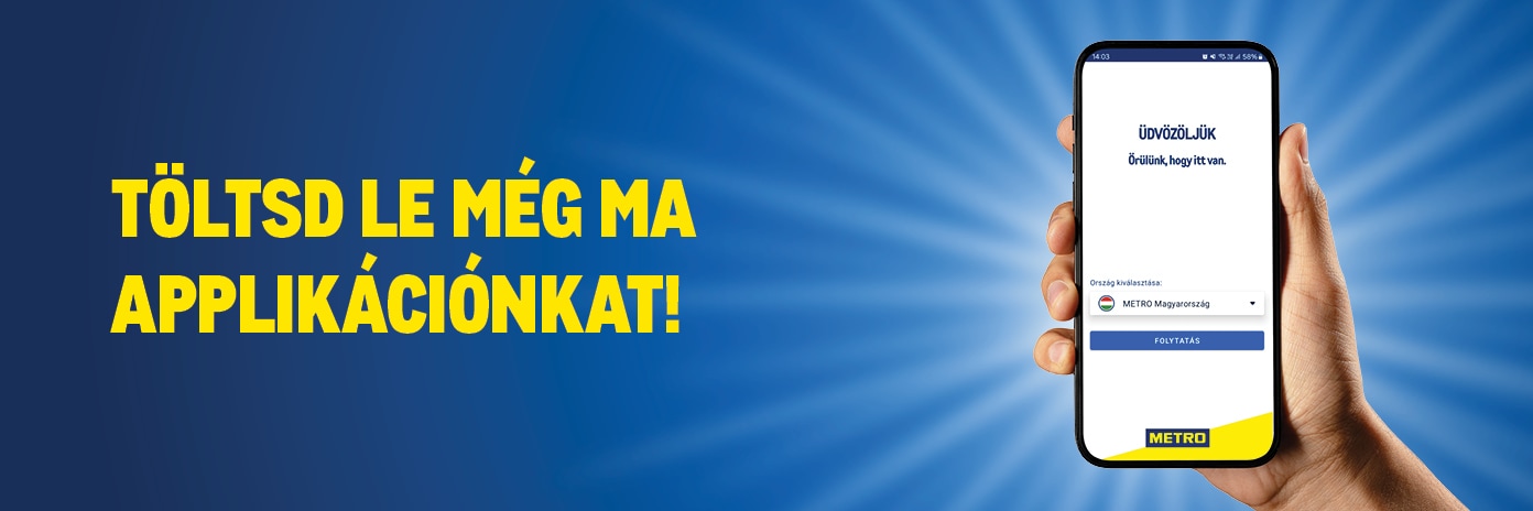 Töltsd le a METRO App-ot!
