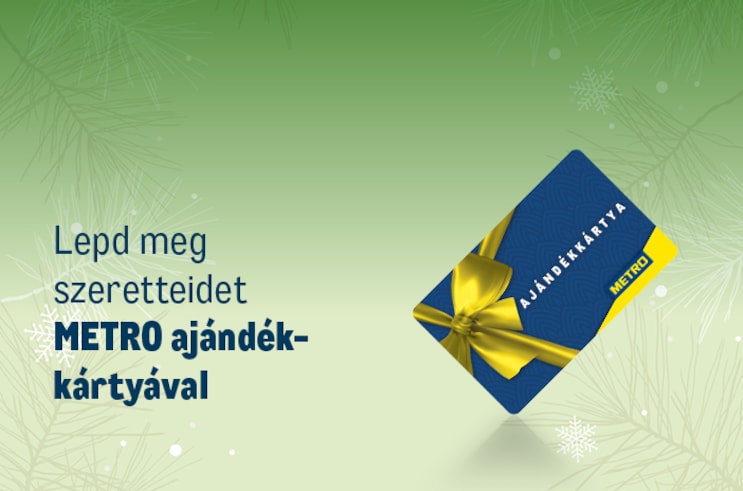 METRO Ajándékkártya