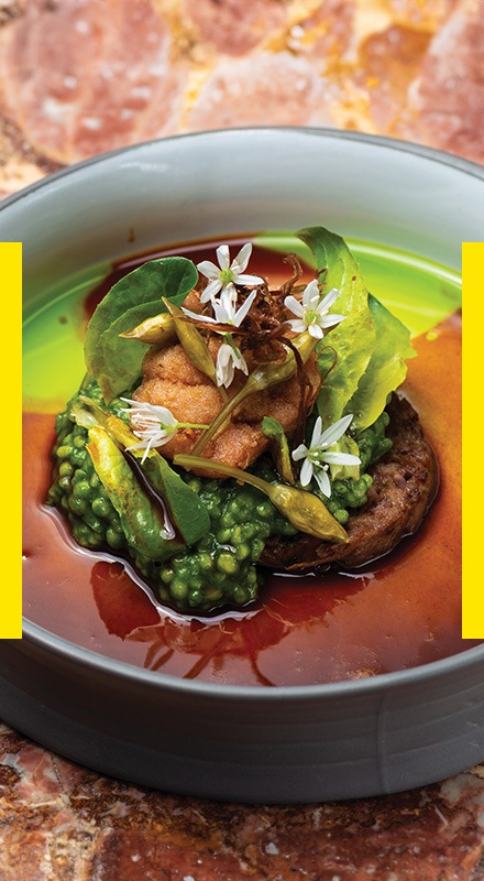 Fine dining borjú fogások