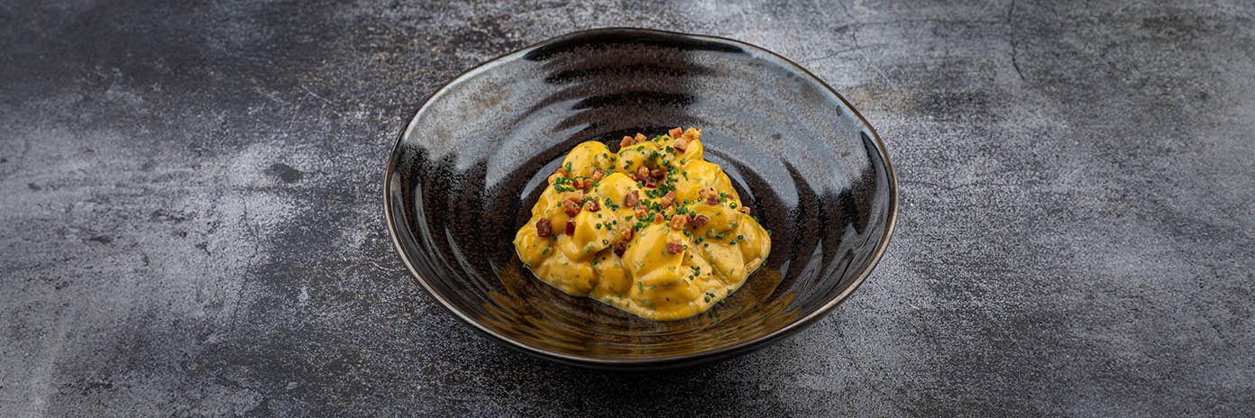 Sütőtökös gnocchi ropogós pancettával Dalnoki Bencétől