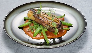 Pácolt padlizsánszelet paprikakrémmel