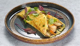 Rizspalacsinta pirított tofuval