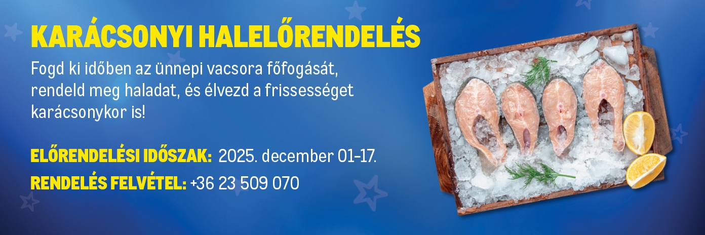 Karácsonyi hal előrendelés