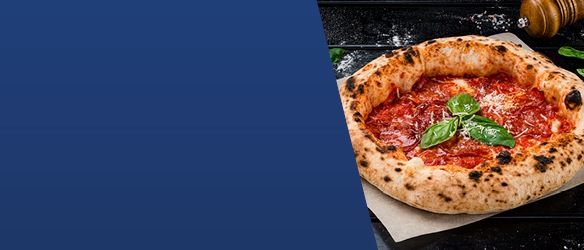 Pizza nápolyi stílusban