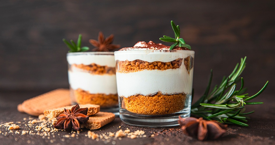 Rozmaringos mascarpone pohárkrém