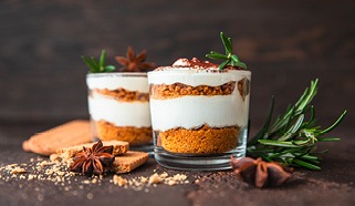 Rozmaringos mascarpone pohárkrém